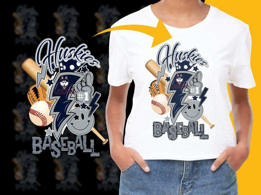 Connecticut Huskies NCAA College PNG File - Teepew