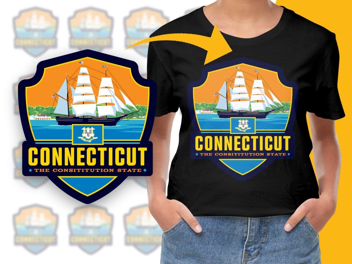 Connecticut The Constitution State PNG File - Teepew