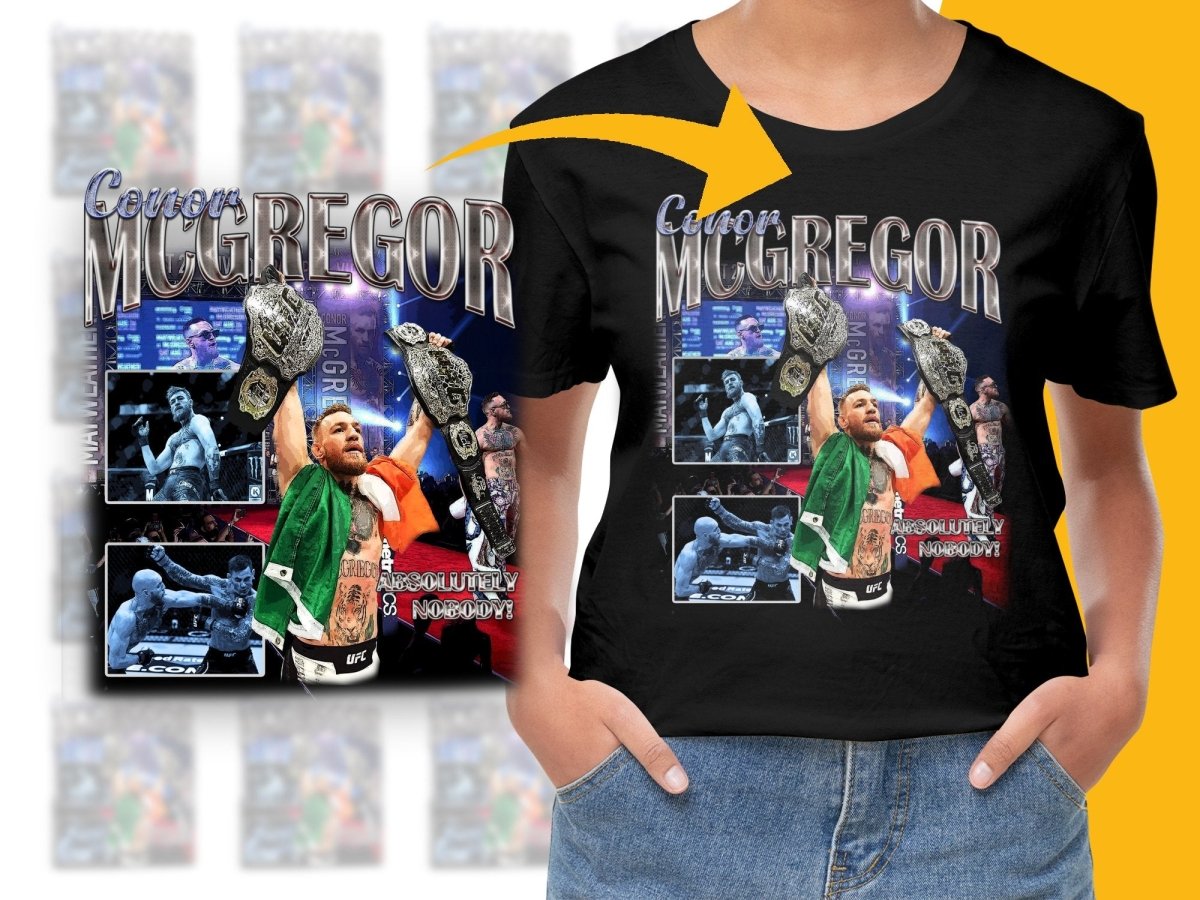 Conor McGregor Absolutely Nobody UFC Champion PNG File - Teepew
