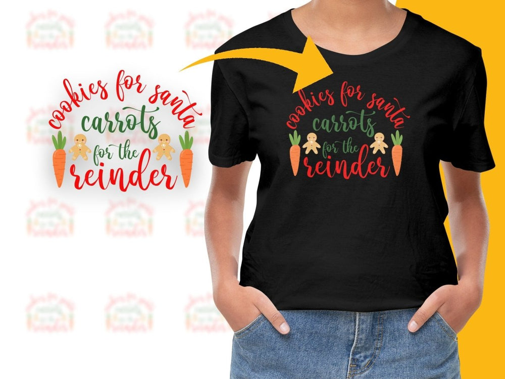 Cookies for Santa Carrots for the Reindeer PNG File - Teepew