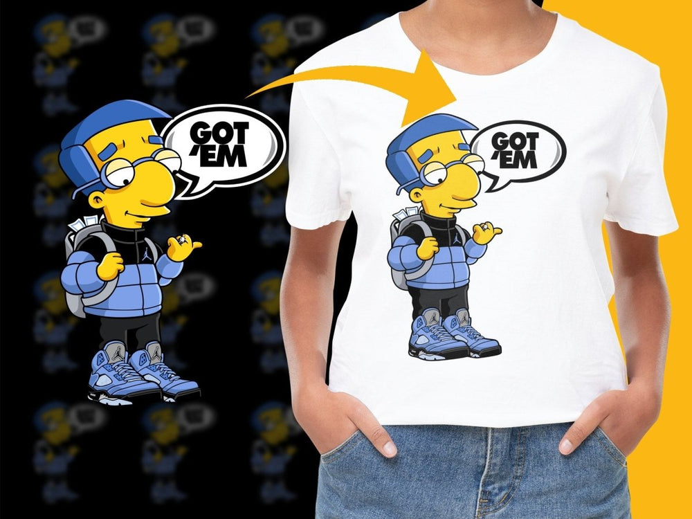 Cool Cartoon Character with "Got 'Em" Design PNG File - Teepew