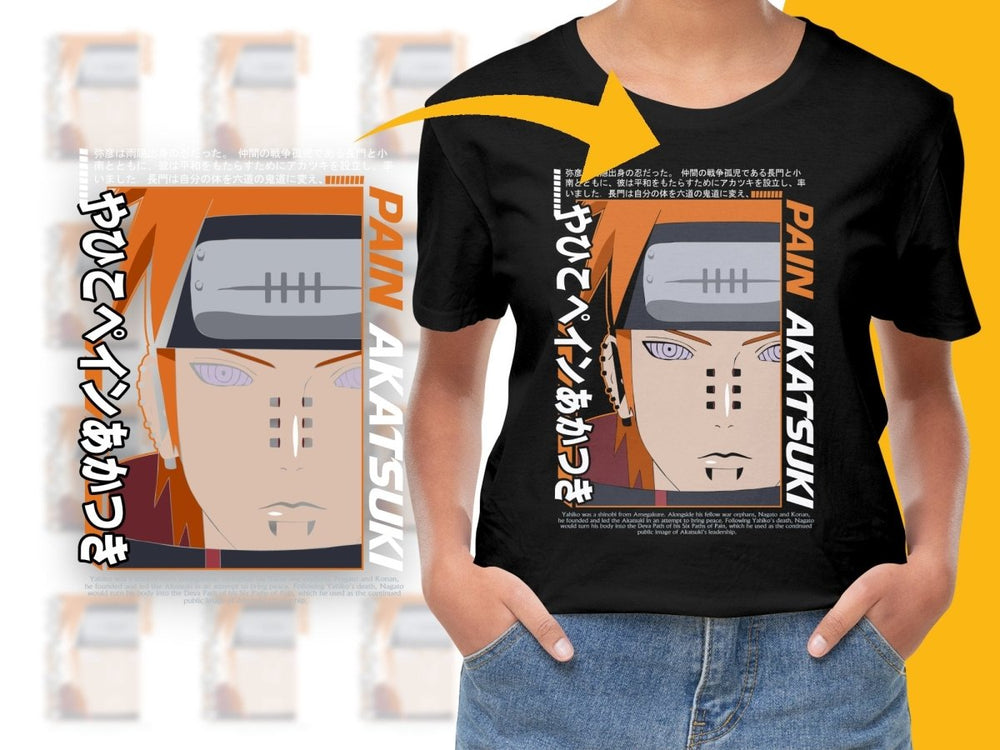 Cool Yahiko Pain Akatsuki Anime Graphic PNG File - Teepew