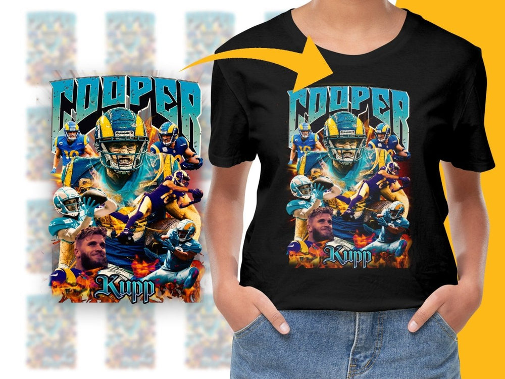 Cooper Kupp Football Theme PNG File - Teepew
