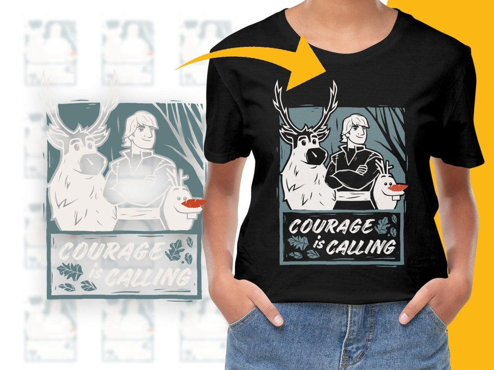 Courage is Calling Christmas Character PNG File - Teepew