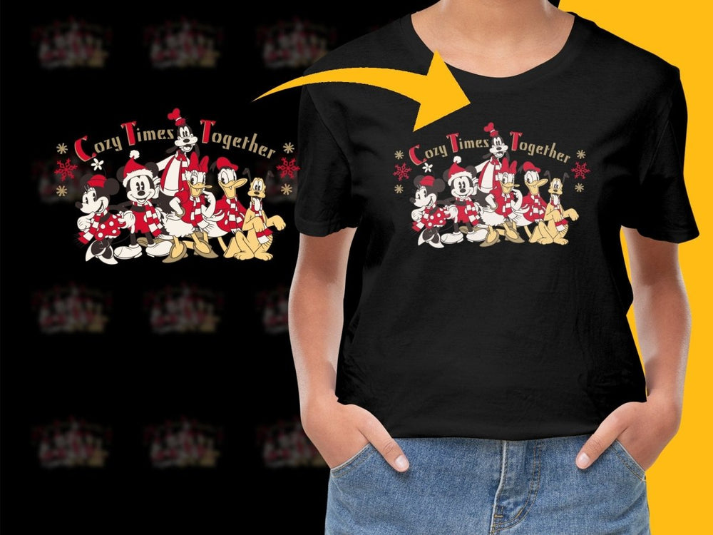Cozy Times Together Christmas Disney PNG File - Teepew