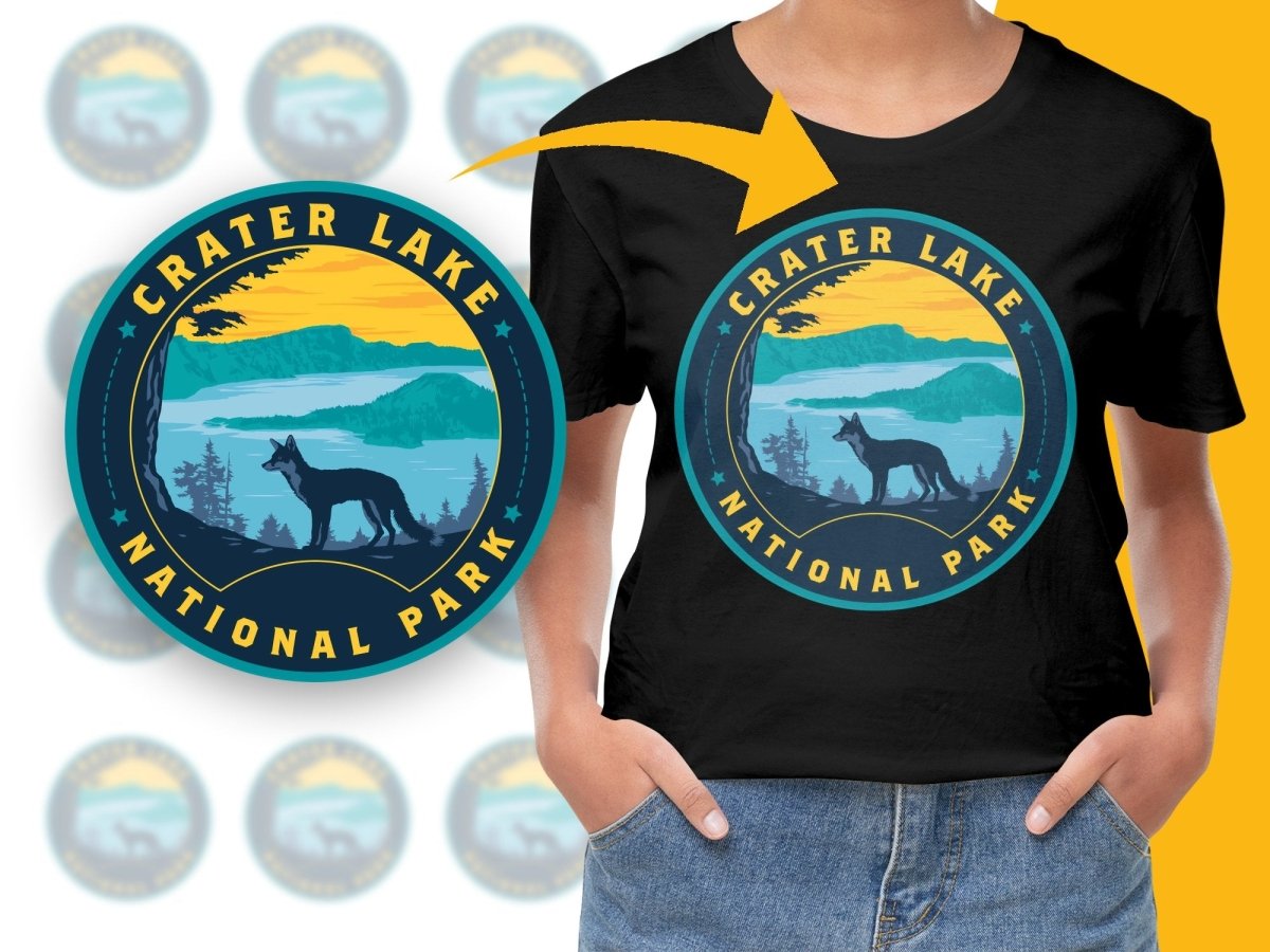 Crater Lake National Park Scenic Graphic PNG File - Teepew
