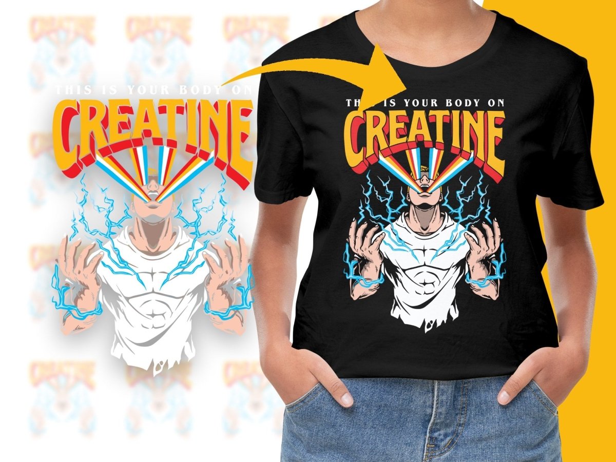 Creatine Power Explosive Energy Beam PNG File - Teepew
