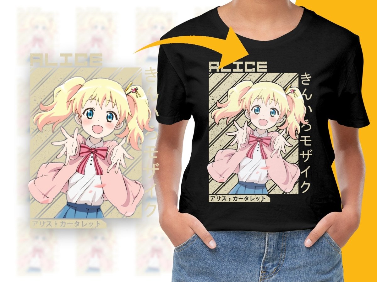 Cute Alice Kara Bretto Anime Character PNG Download Digital - Teepew