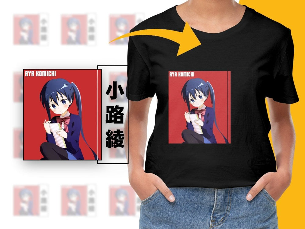 Cute Anime Aya Komichi High Quality PNG Digital Download - Teepew