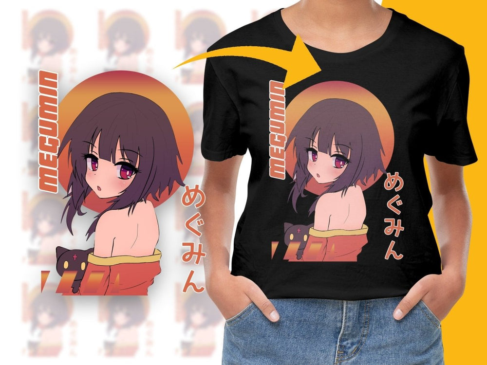 Cute Anime Girl with Cat PNG Digital Download - Teepew