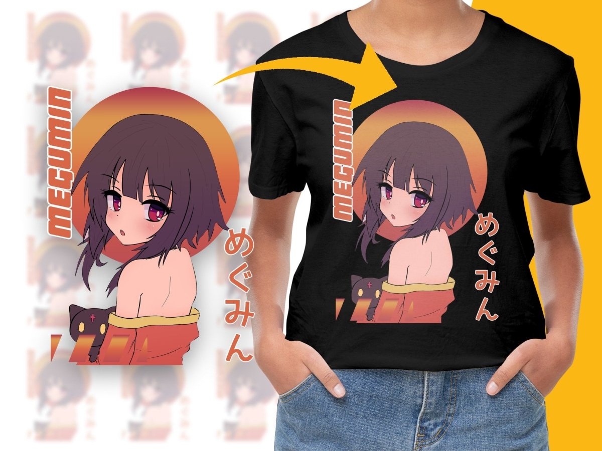 Cute Anime Girl with Cat PNG Digital Download - Teepew