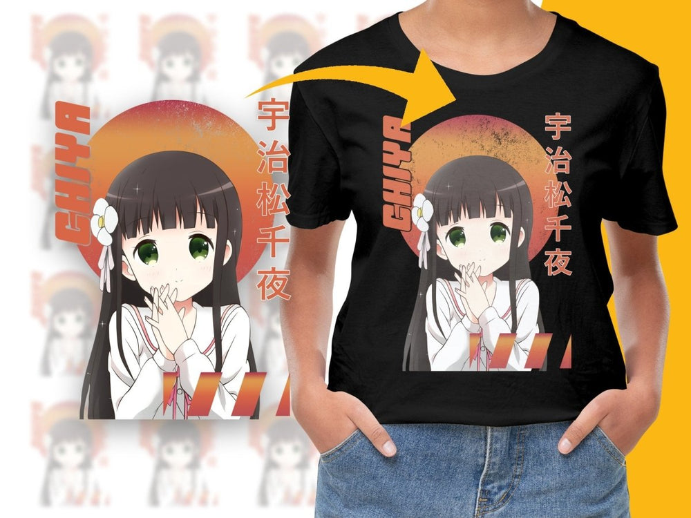 Cute Anime Girl with Green Eyes PNG Digital Download - Teepew