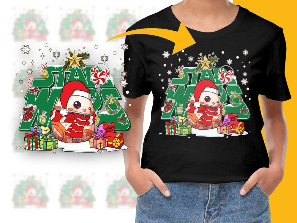Cute BB - 8 Star Wars Character Christmas Design PNG File - Teepew