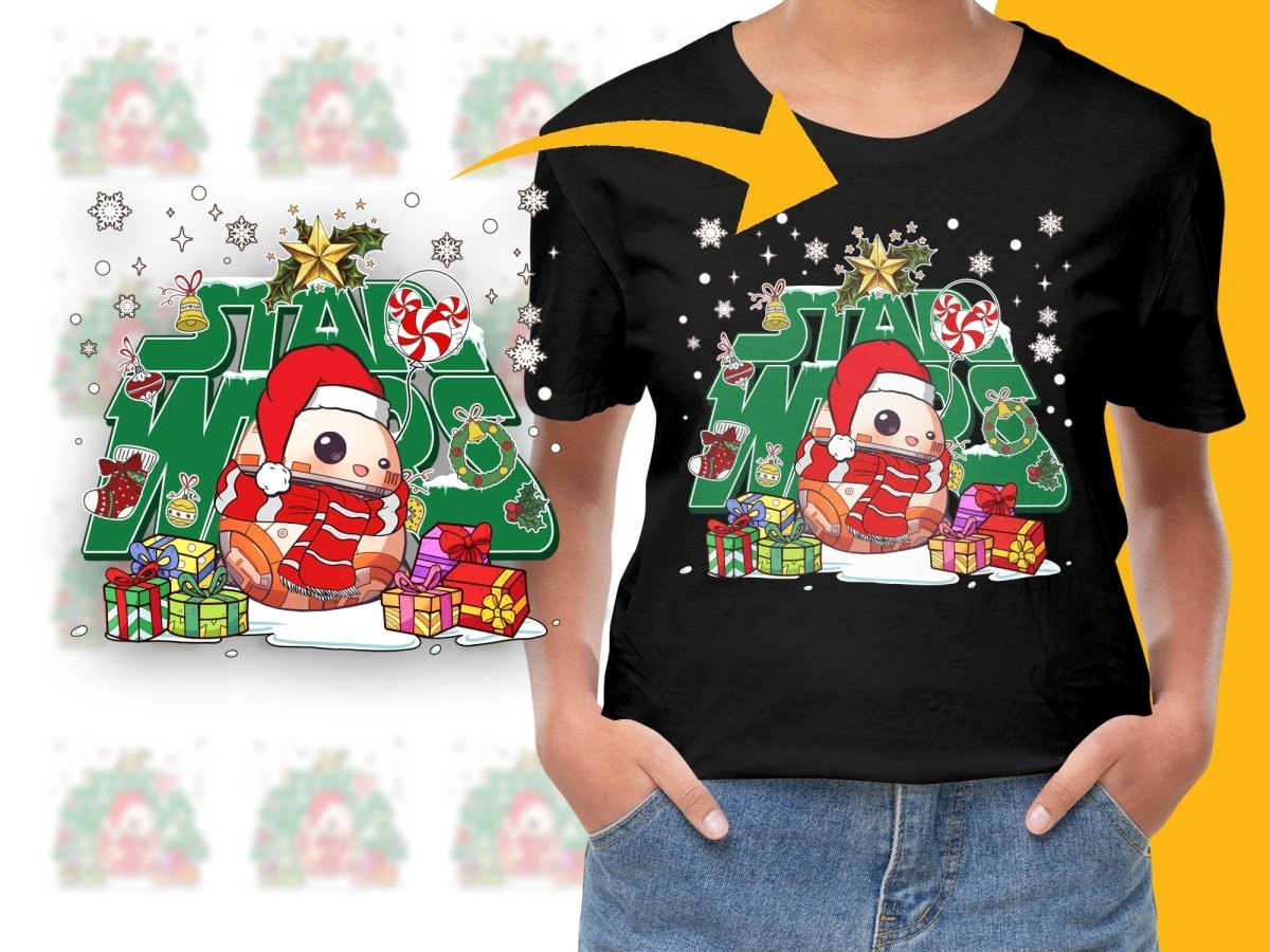 Cute BB - 8 Star Wars Character Christmas Design PNG File - Teepew
