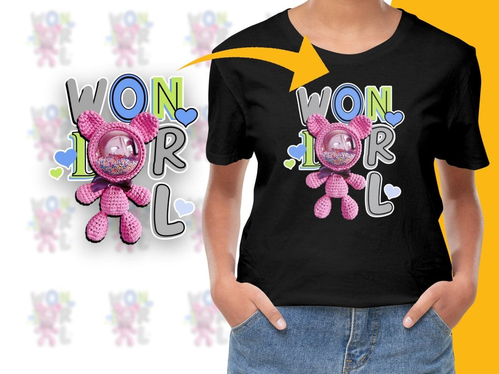 Cute Bear Within Bubble WONDERL PNG File - Teepew