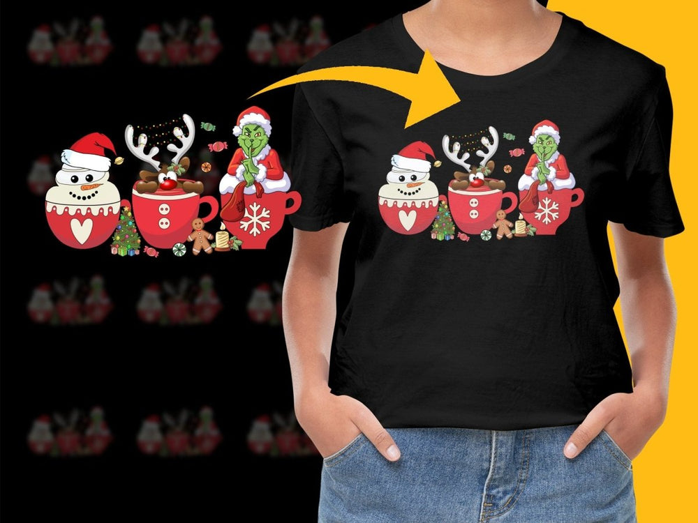 Cute Characters Christmas Holiday Cheerful PNG File - Teepew