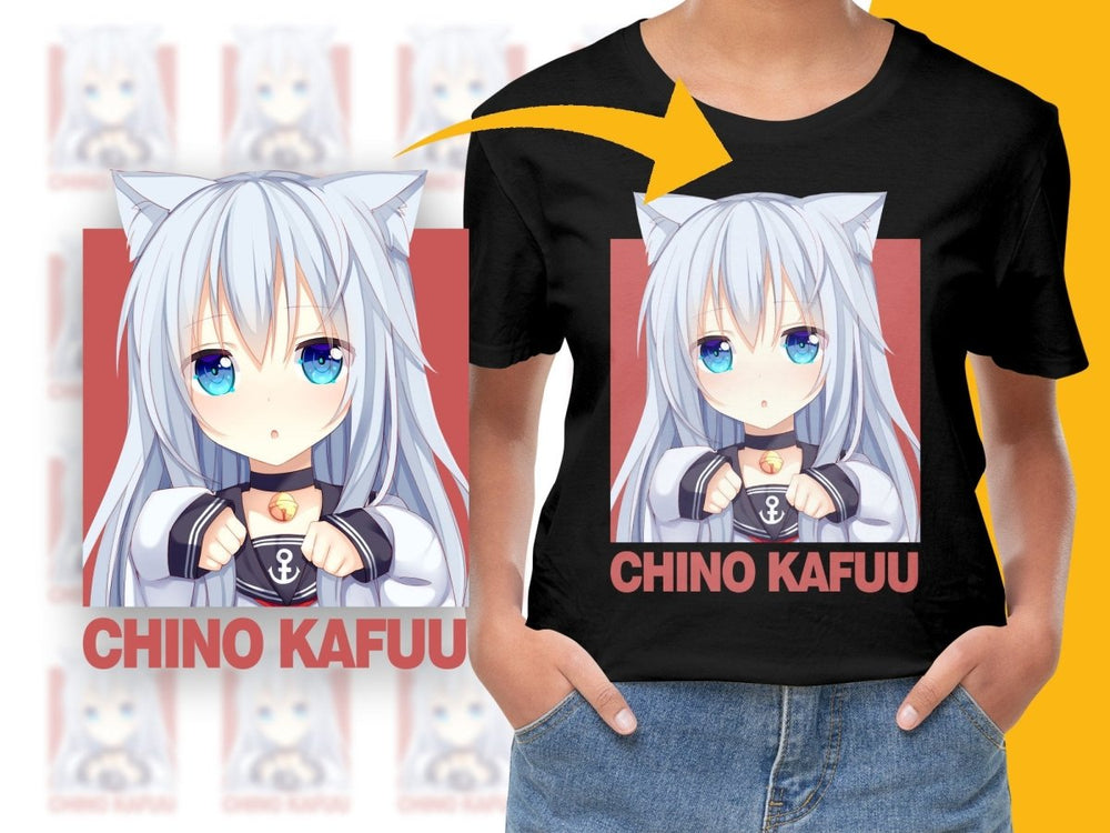 Cute Chino Kafuu Fan Art Anime PNG File - Teepew