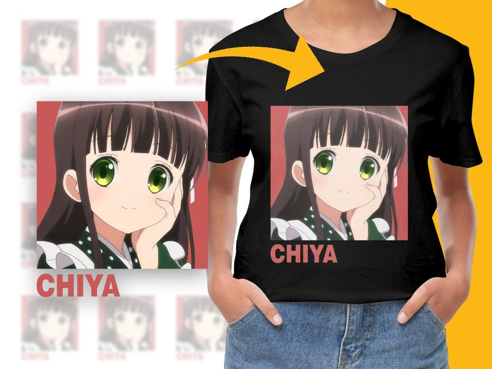 Cute Chiya Anime Character Digital PNG Digital Download - Teepew