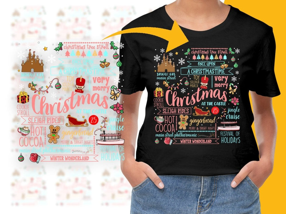 Cute Christmas Themed Graphic Design PNG File - Teepew