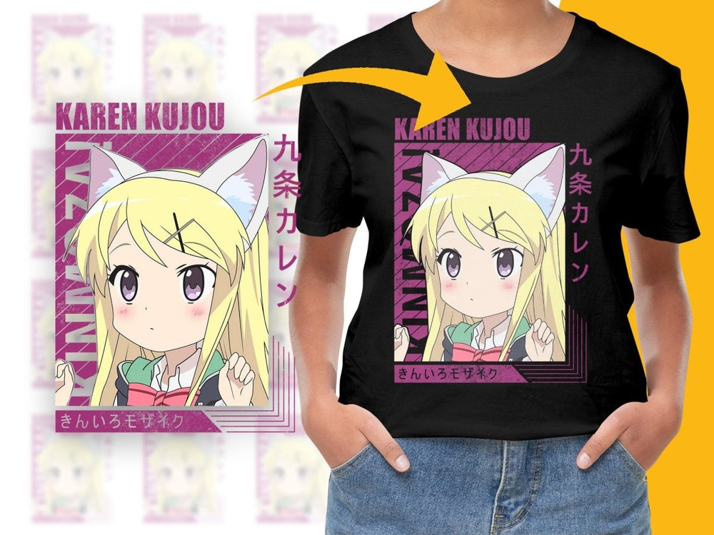 Cute Karen Kujo With Cat Ears Illustration Digital - Teepew