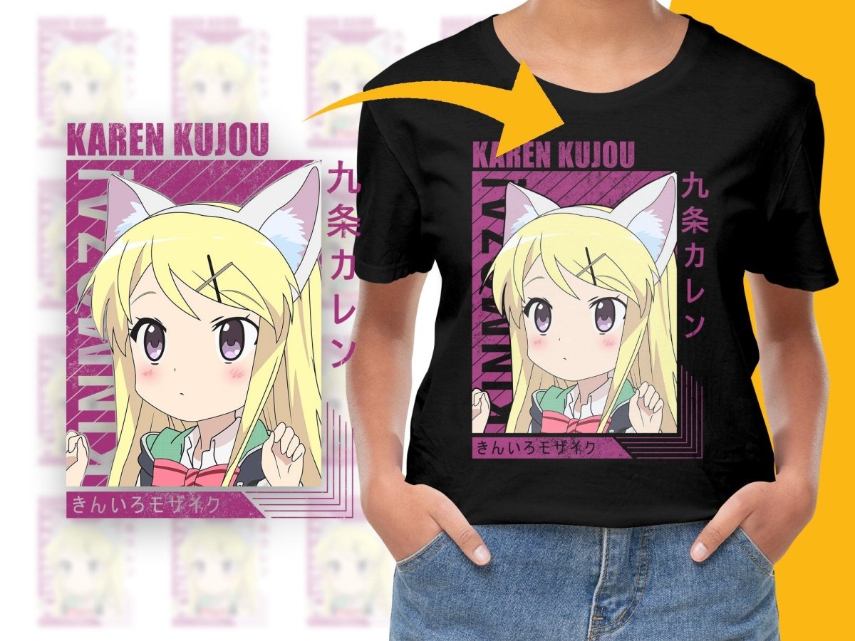 Cute Karen Kujo With Cat Ears Illustration Digital - Teepew
