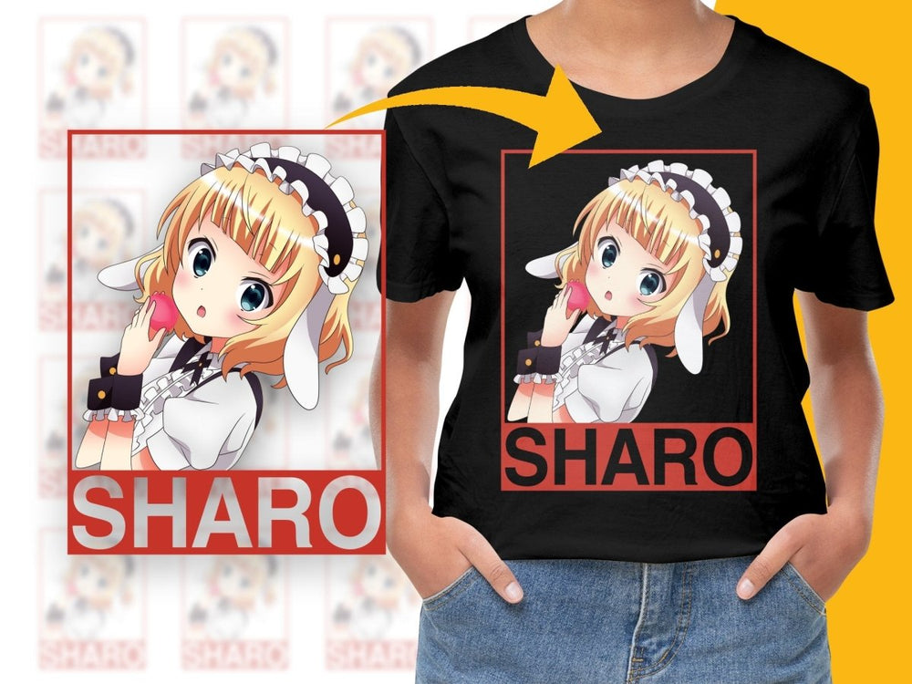 Cute Maid Anime Character Sharo Digital Download PNG - Teepew