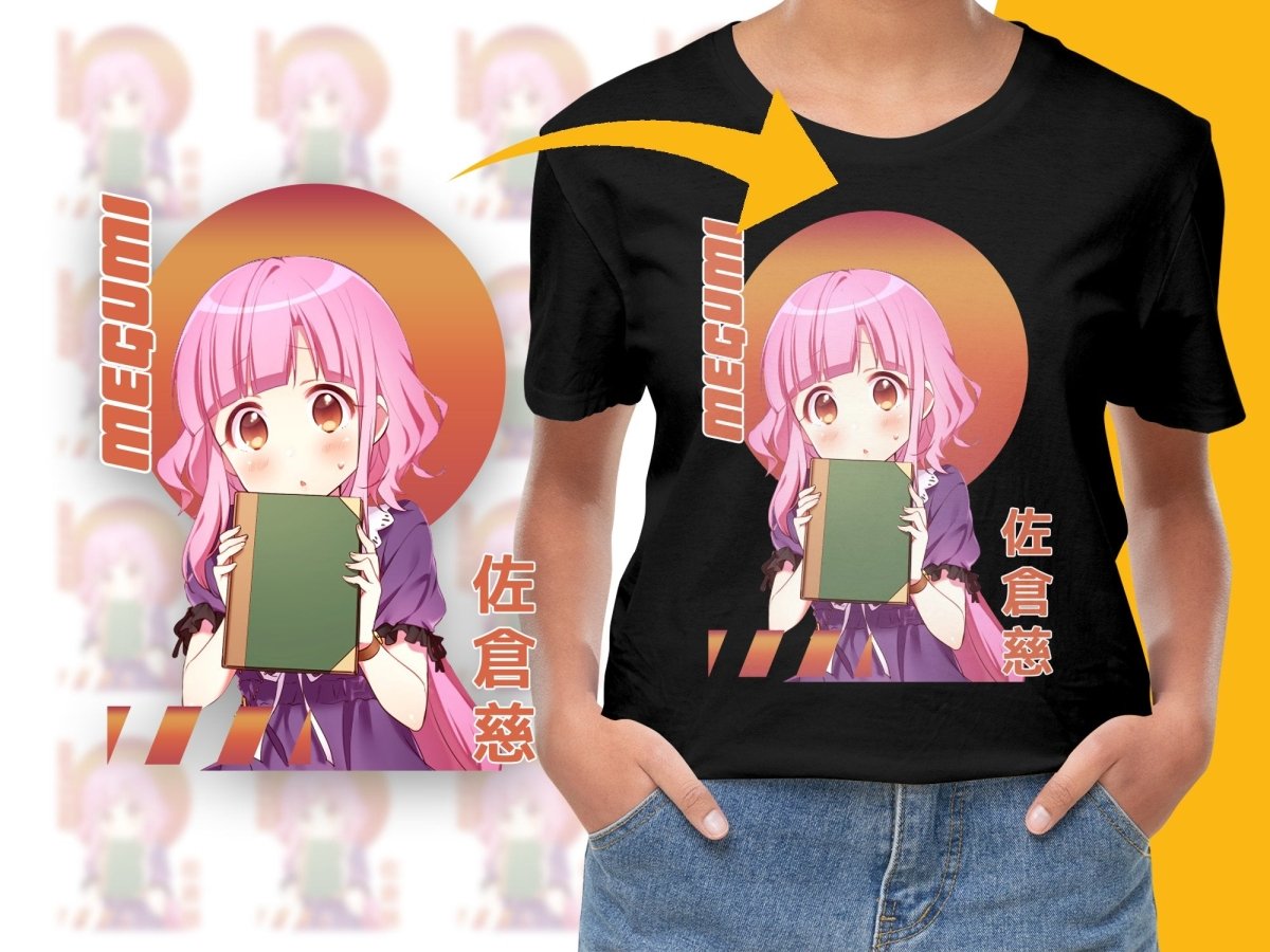 Cute Megumi Anime Character PNG File - Teepew