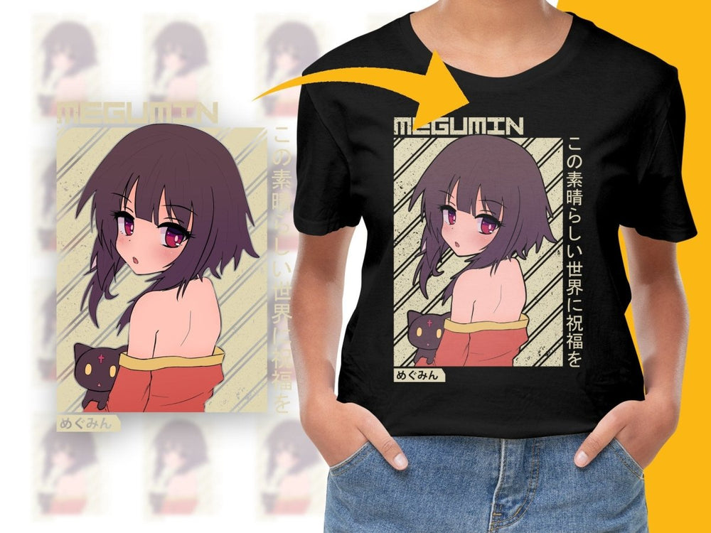 Cute Megumin with Cat PNG File - Teepew