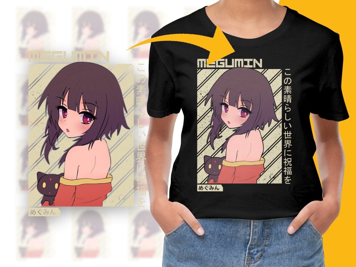 Cute Megumin with Cat PNG File - Teepew