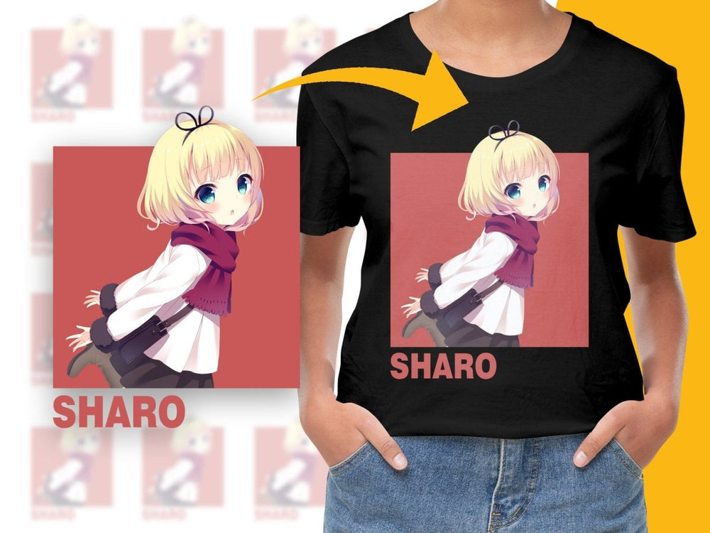 Cute Poster Sharo Anime Character PNG Digital Download - Teepew