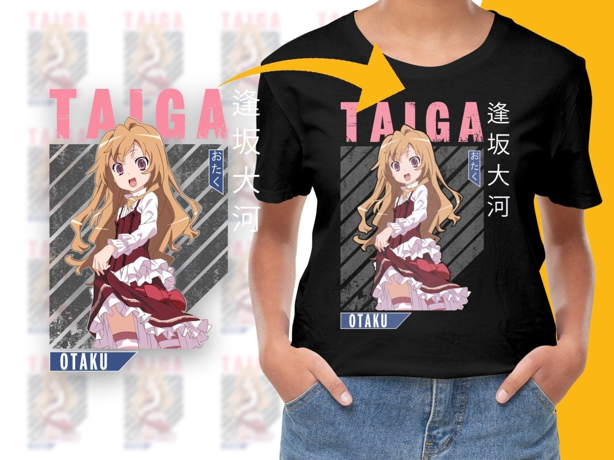 Cute Taiga Otaku Anime Character PNG Digital download - Teepew