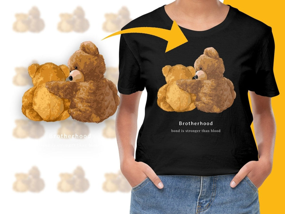 Cute Teddy Bears Graphic Print PNG File - Teepew