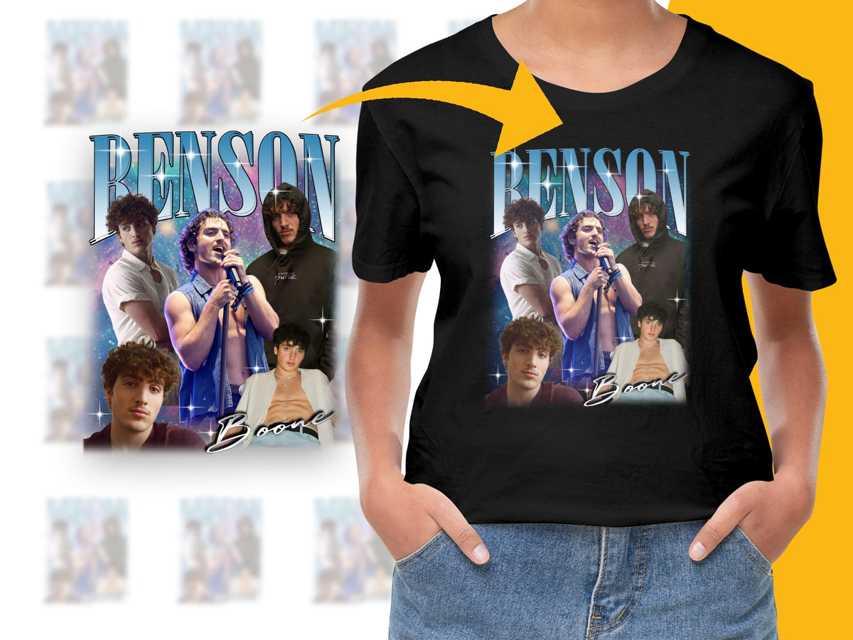 Vintage Benson Band Graphic T-Shirt, Classic Rock Tee, Retro Music Fan Apparel, Collectible 80s Concert Shirt