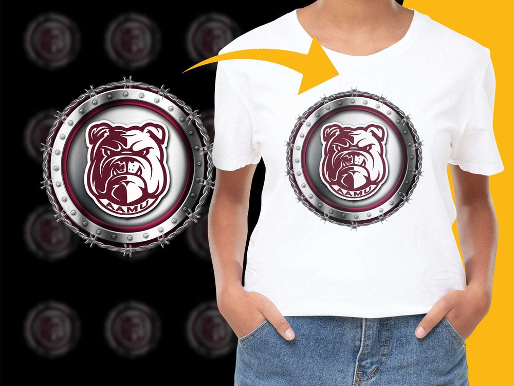 Custom Bulldog Graphic T-Shirt, Vintage College Logo Tee, Casual Unisex Apparel, Sports Fan Gift