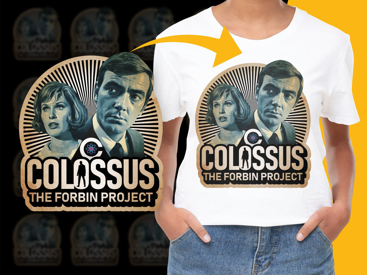 Vintage Colossus The Forbin Project T-Shirt, Retro Sci-Fi Movie Tee, Unisex Graphic Shirt