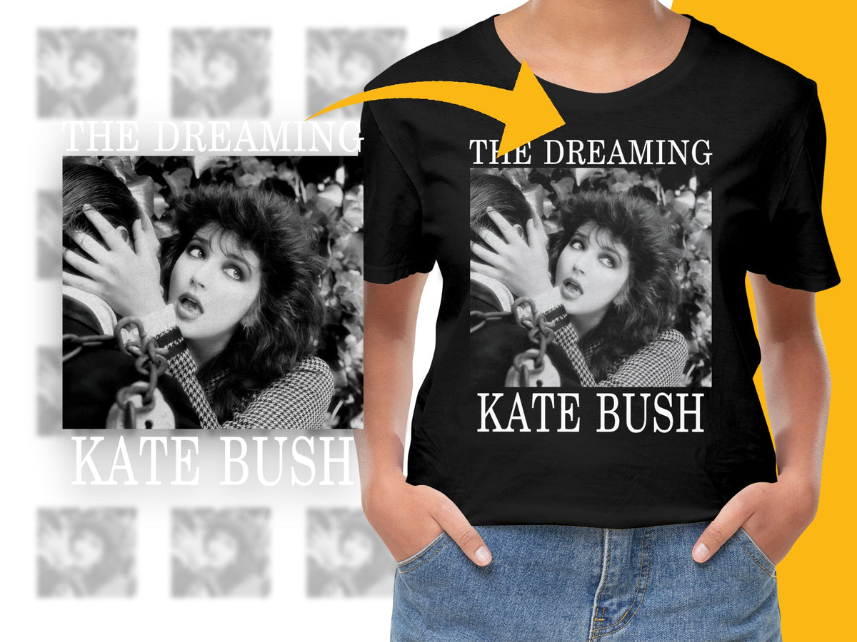 Kate Bush The Dreaming Album Cover T-Shirt, Vintage 80s Music Tee, Classic Pop Icon Fashion Top