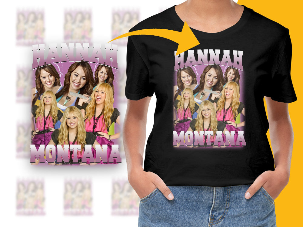 Hannah Montana Graphic T-Shirt, Vintage Style Pop Star Tee, 2000s Nostalgia, Unisex Clothing
