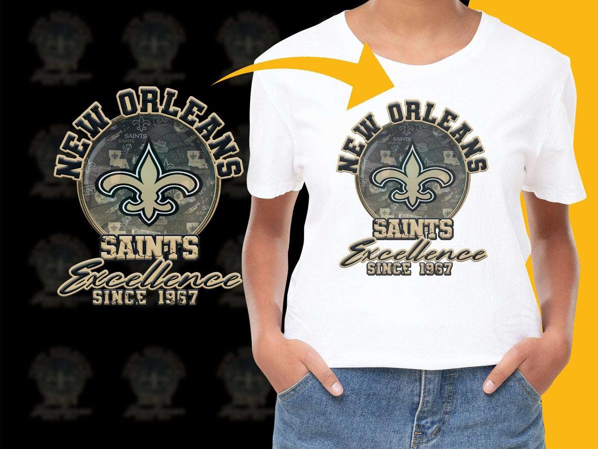 New Orleans Saints T-Shirt Excellence Since 1957 Graphic Tee Unisex Casual Wear