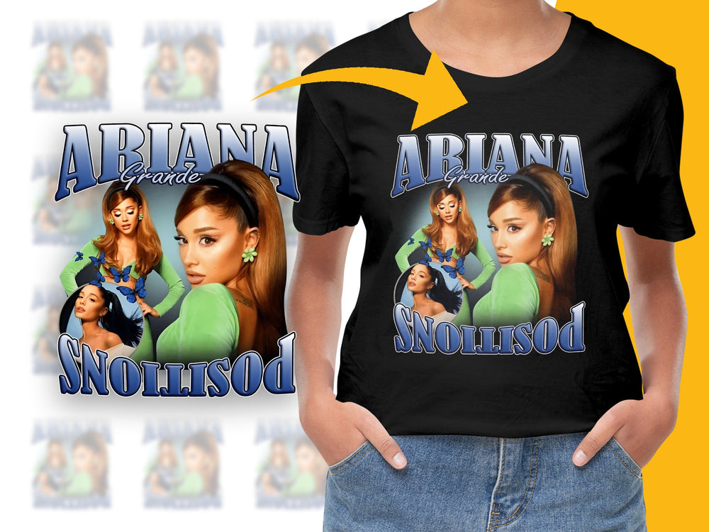 Ariana Grande Fan T-Shirt, Pop Music Star Graphic Tee, Musician Merchandise, Gift for Music Lovers