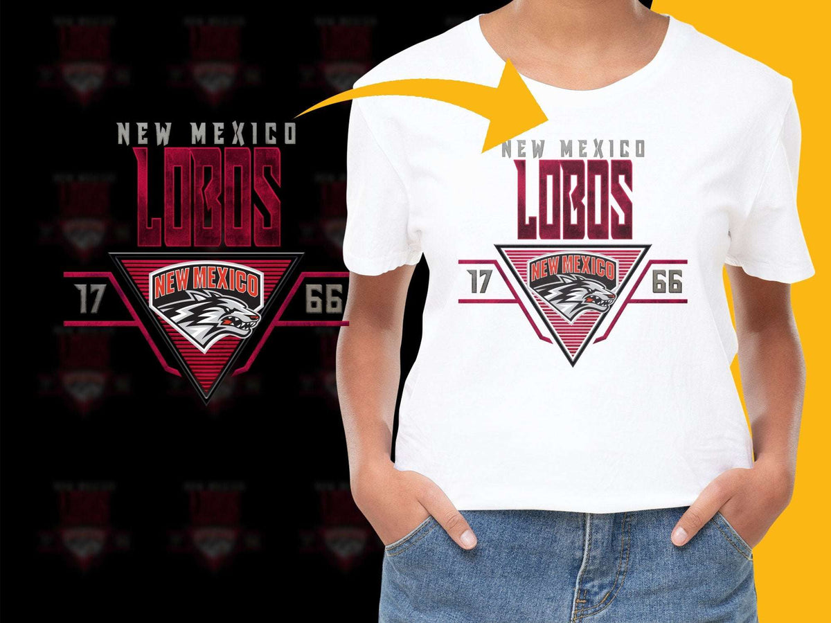 New Mexico Lobos T-Shirt, College Sports Apparel, University Team Logo, Graphic Tee, Unisex Adult Clothing, Fan Wear Gift Idea