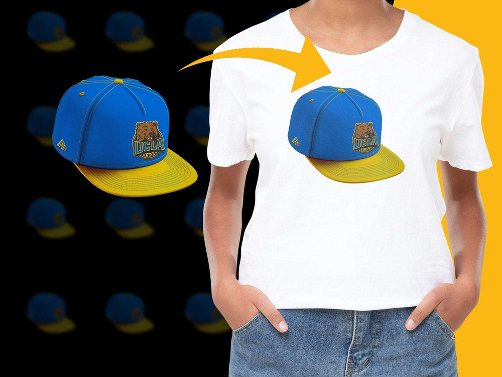 UCLA Bruins Blue and Yellow Baseball Cap, College Team Sports Hat, Unisex Adjustable Cap