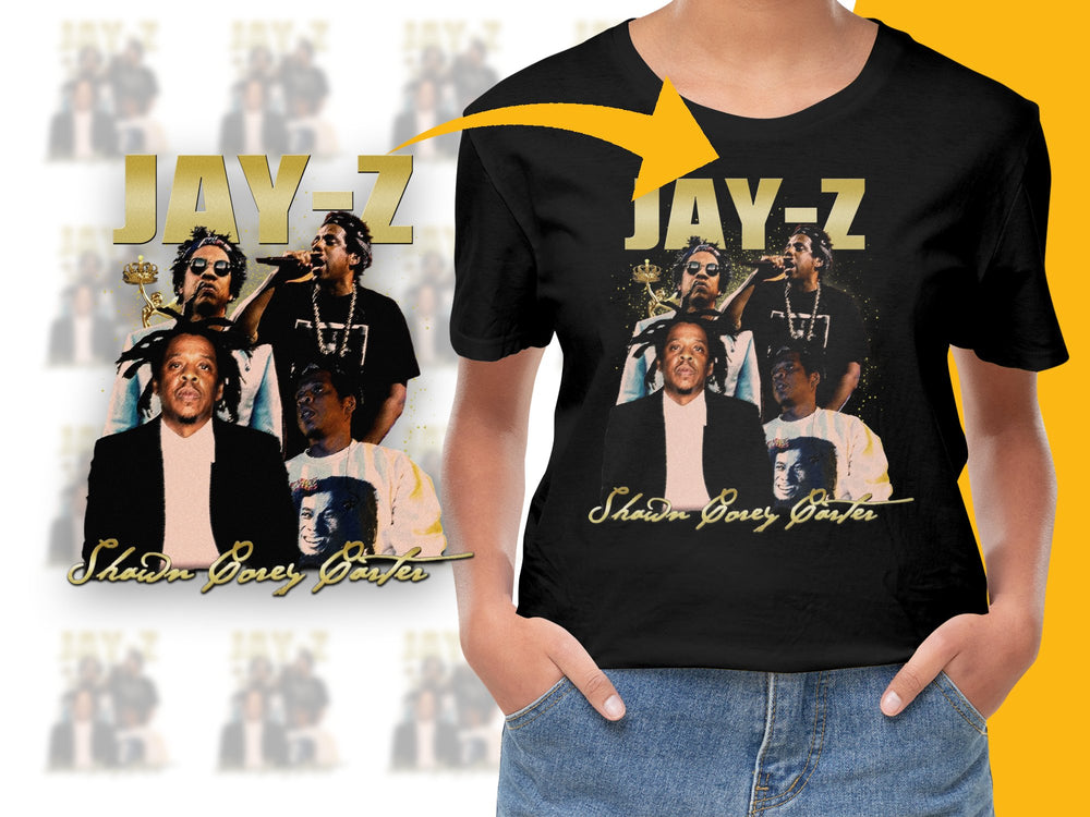 Jay-Z Graphic T-Shirt, Hip-Hop Vintage Tee, Shawn Carter Show Over Style, Unisex Black Music Fan Apparel