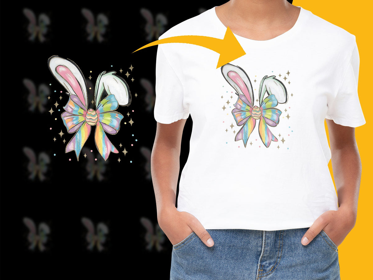 Colorful Butterfly Graphic T-Shirt, Trendy Women's Casual Wear, Vibrant Summer Top, Unique Gift Idea