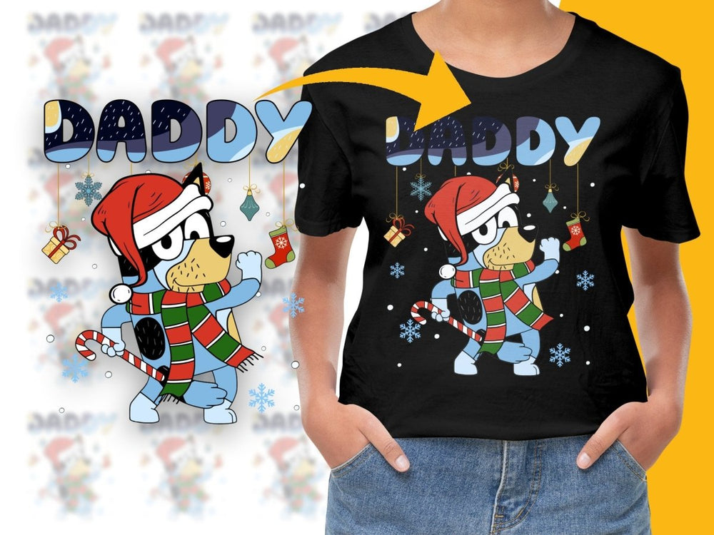 Daddy Christmas Character Fun Festive Unique PNG File - Teepew