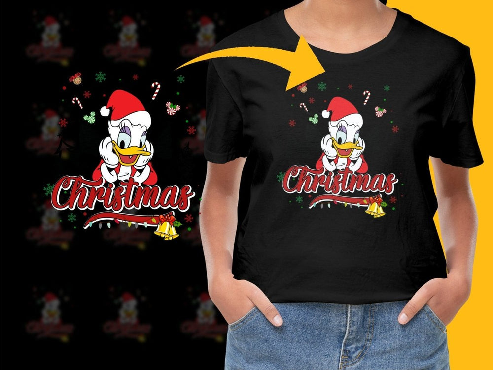 Daisy Duck Christmas Themed Graphic PNG File - Teepew
