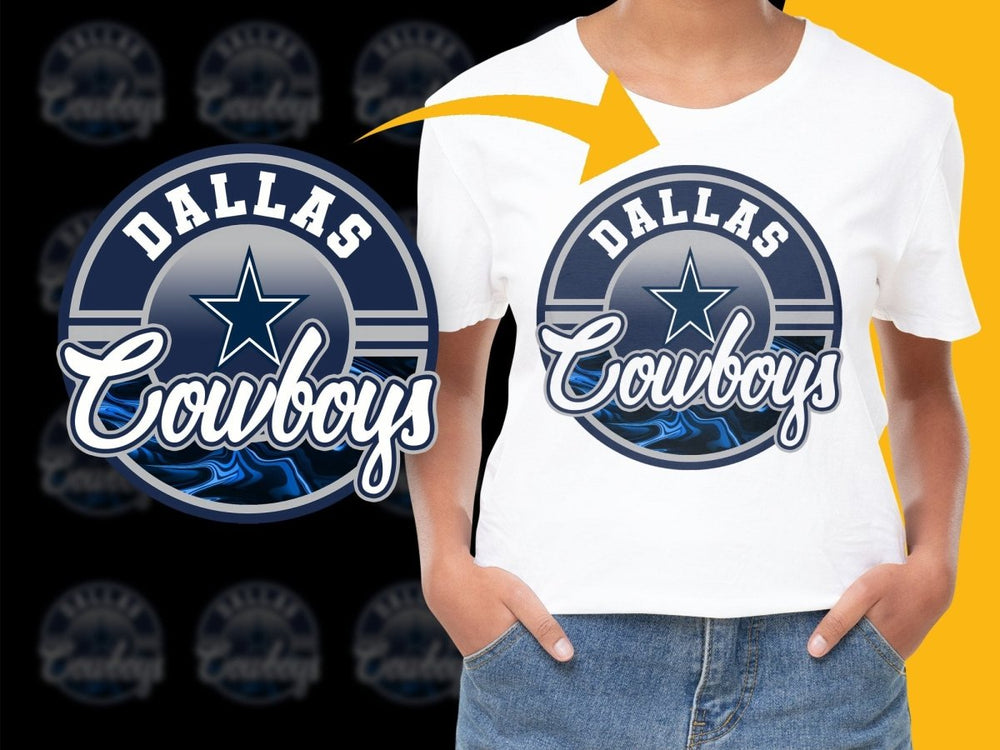 Dallas Cowboys Fan Design Graphic Print PNG File - Teepew