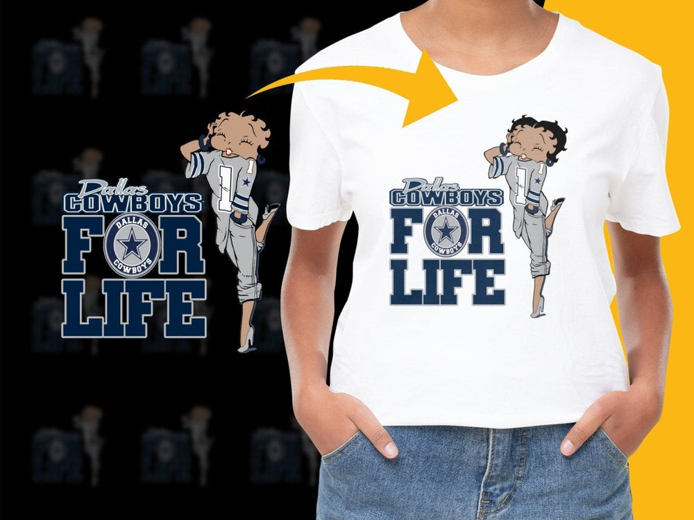 Dallas Cowboys For Life Graphic PNG File - Teepew