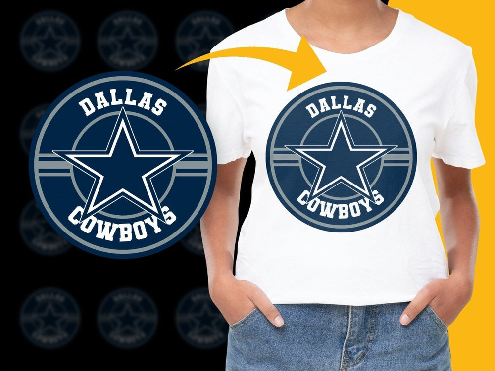 Dallas Cowboys NFL Team Logo Graphic PNG File - Teepew