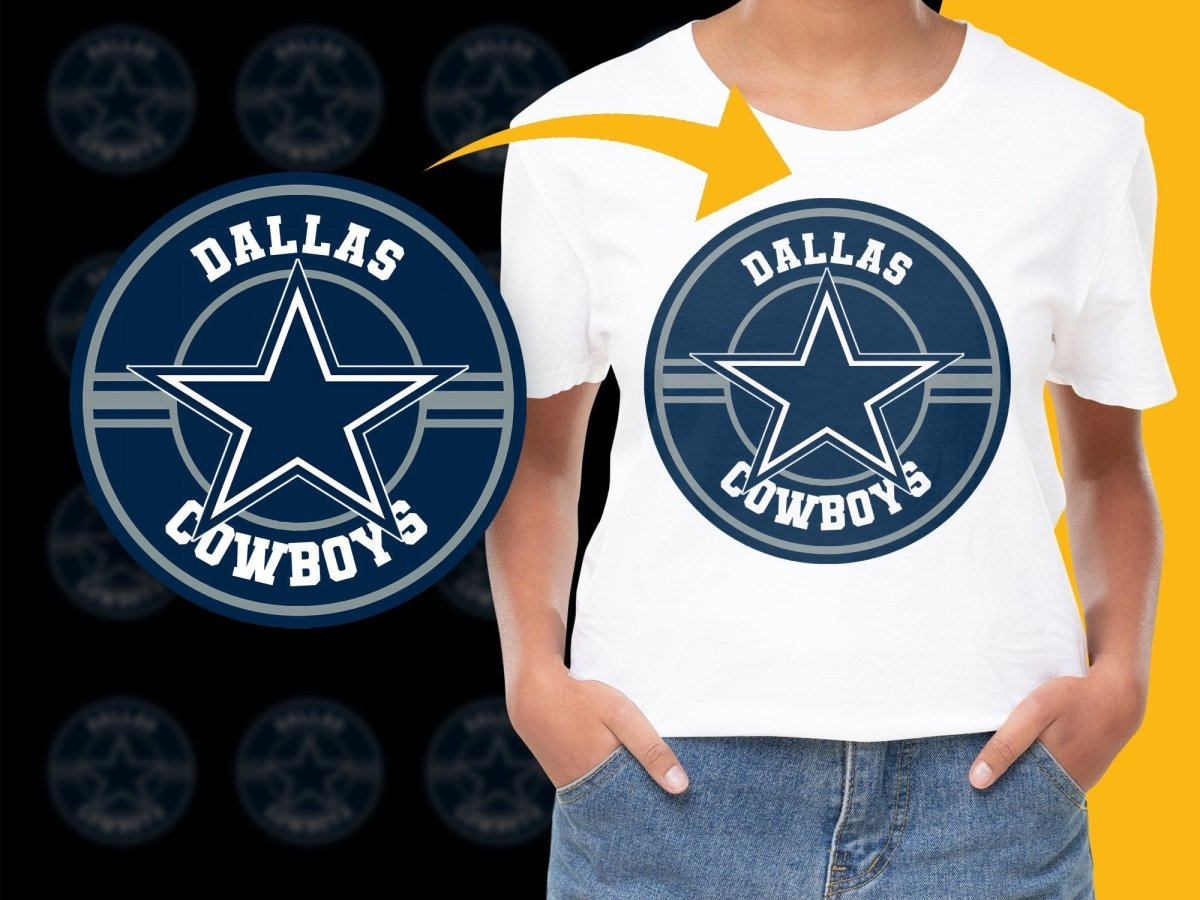 Dallas Cowboys NFL Team Logo Graphic PNG File - Teepew