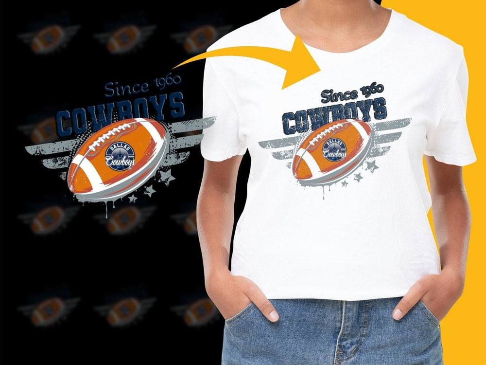 Dallas Cowboys Since 1960 Vintage Football PNG File - Teepew